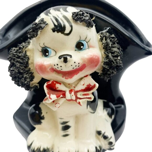 Vintage Lefton Spaghetti Ears Dog Figurine Planters 1960’s - Picture 8 of 11